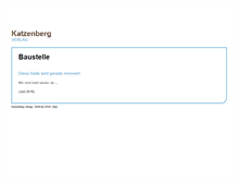 Tablet Screenshot of katzenberg-verlag.de